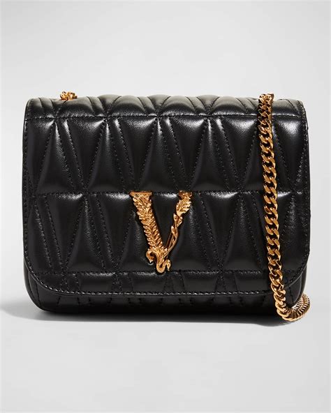 versace virtus shoulder bag|versace virtus quilted evening bag.